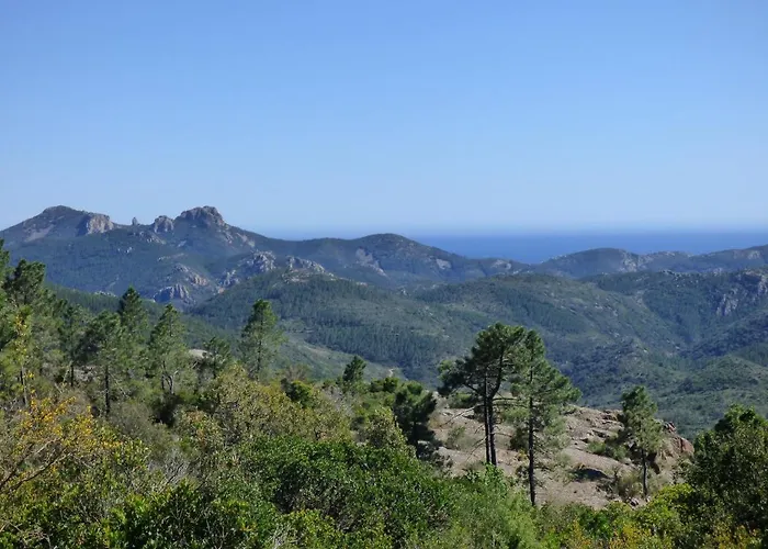 Chambre d'Hôtes avec kitchenette Vue Mer et montagnes L'Estérel Panoramique