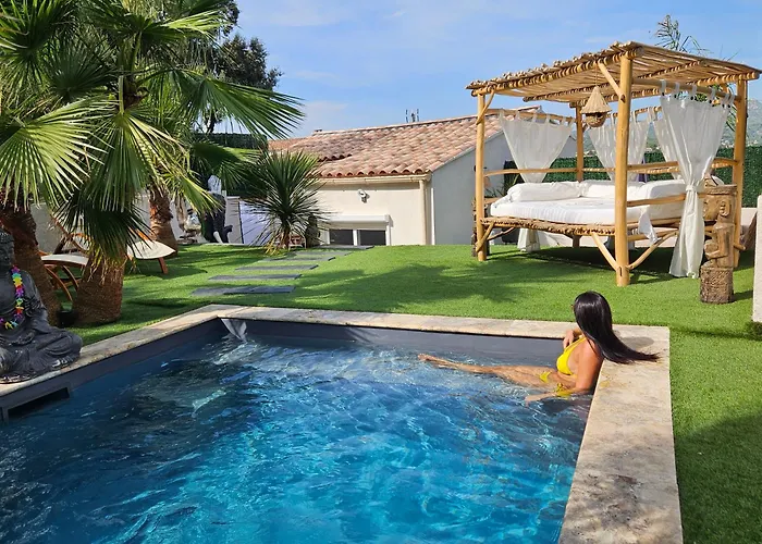 Ô Balinais mini villa avec spa et piscine privative Marseille