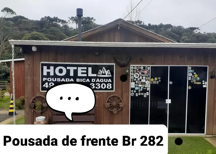 Pousada Bica D'Água De frente BR 282