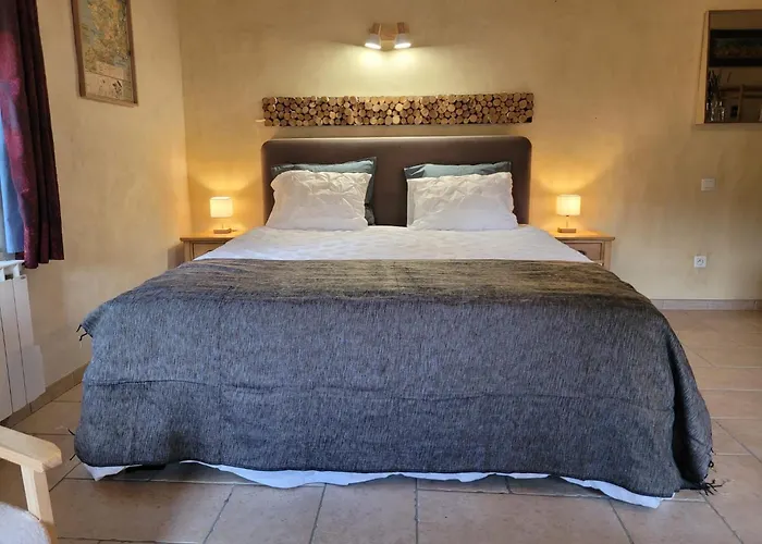 Chez Berger, ruime 2 persoonskamer met kingsize bed