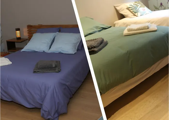 Chambres avec salle de bain et petit déjeuner chez JP&Josy