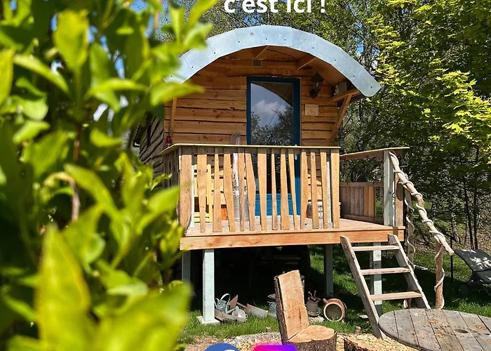 La roulotte tiny house du Mond'idéal