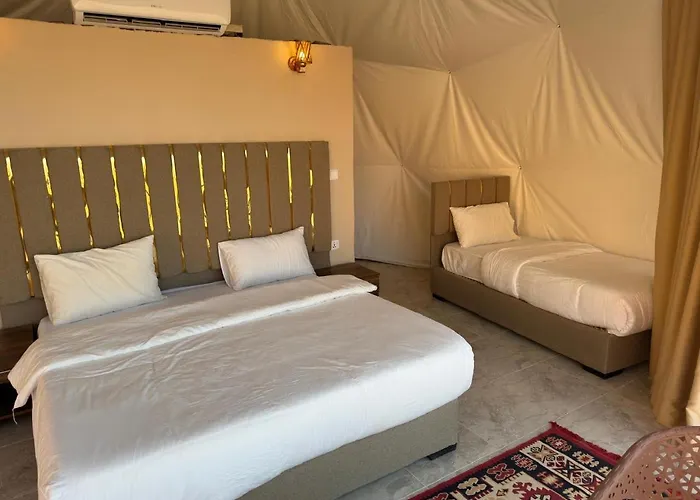 Wadi Rum Rimal View Camp Panoramic View