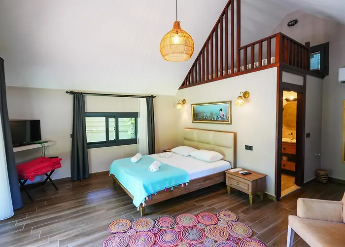 Dalyan Riverside Private Gaia Koru Bungalows With Swimming Pool Adults Only