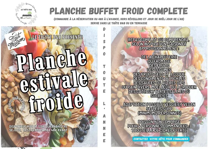 Le Tigîte B&B entrée privée-petit déj-linge inclus